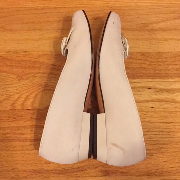 Vintage Salvatore Ferragamo leather cream flats - Picture 5 of 8